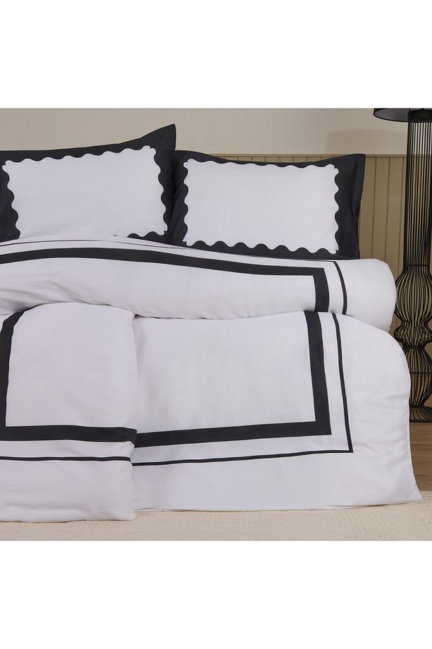 Soft Blanco Çift Kişilik Nevresim Takımı - Beyaz - 1