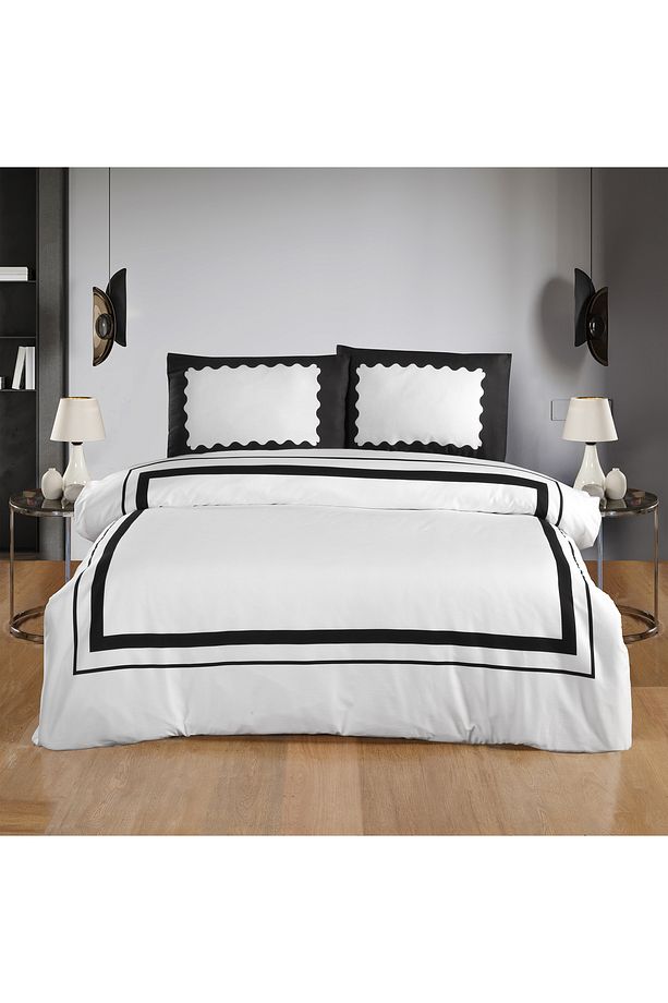 Soft Blanco Çift Kişilik Nevresim Takımı - Beyaz - 3