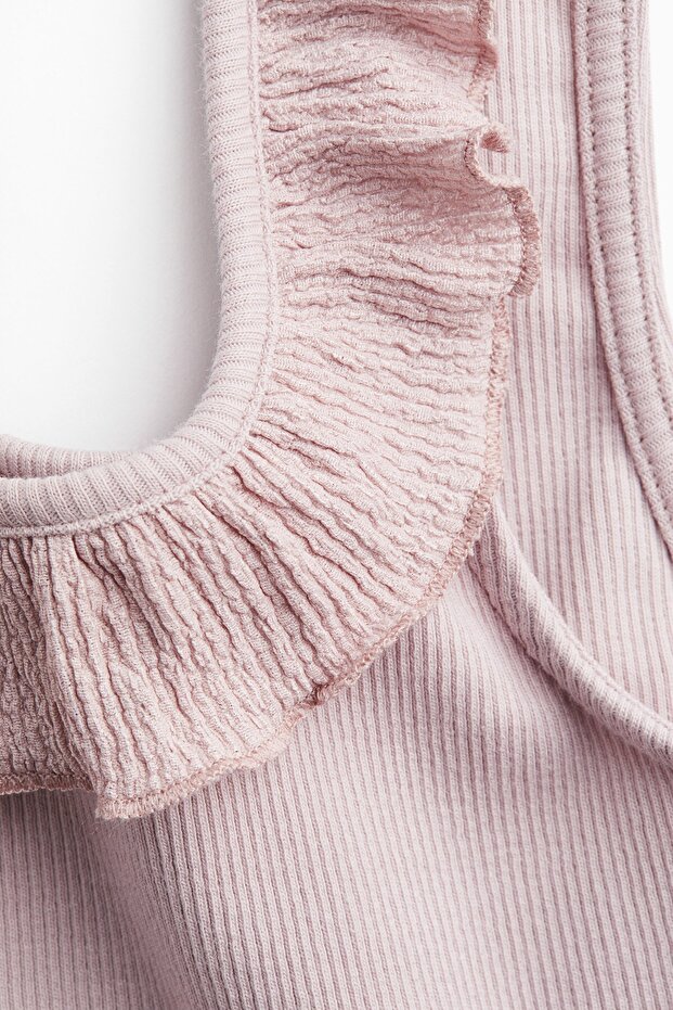 Fırfırlı Kolsuz Üst - 6