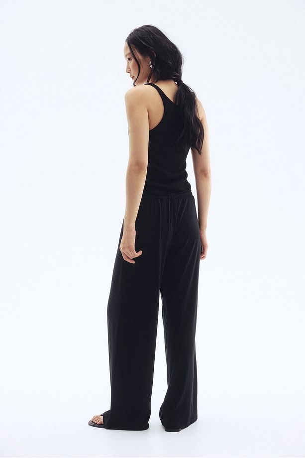Delik Desenli Pijama Altı - 5