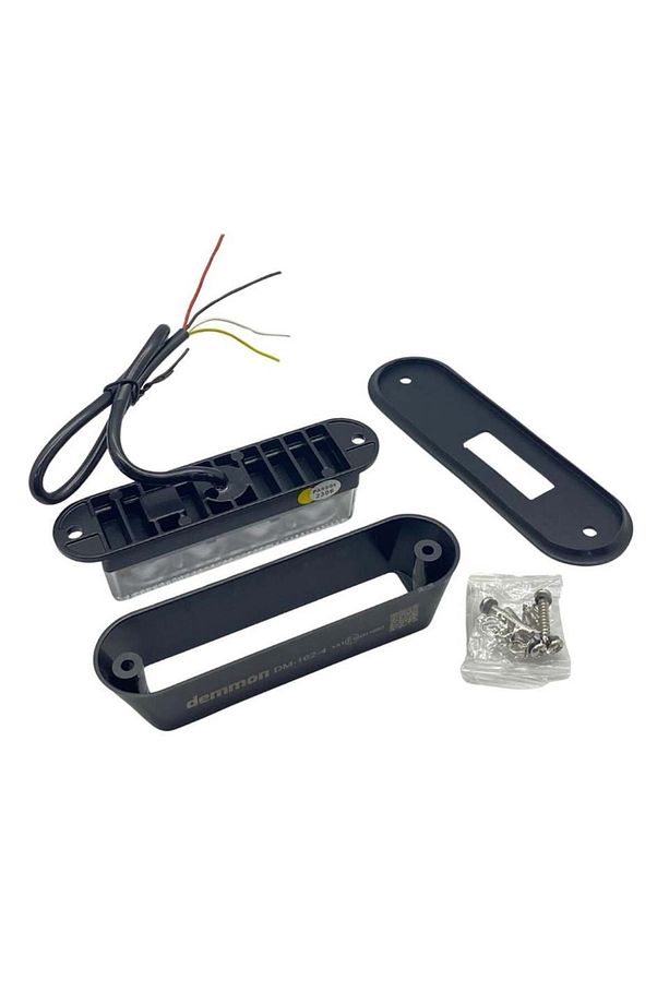 12v-24v Çakar Flaş Led Lamba 18 Fonksiyonlu (4X1W) (ŞEFFAF) (SARI/SARI) (132*34*30 MM) - 3
