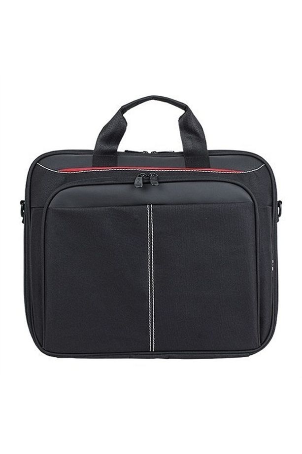 Plm 34 13" Kumaş Siyah Notebook Çantası - 1