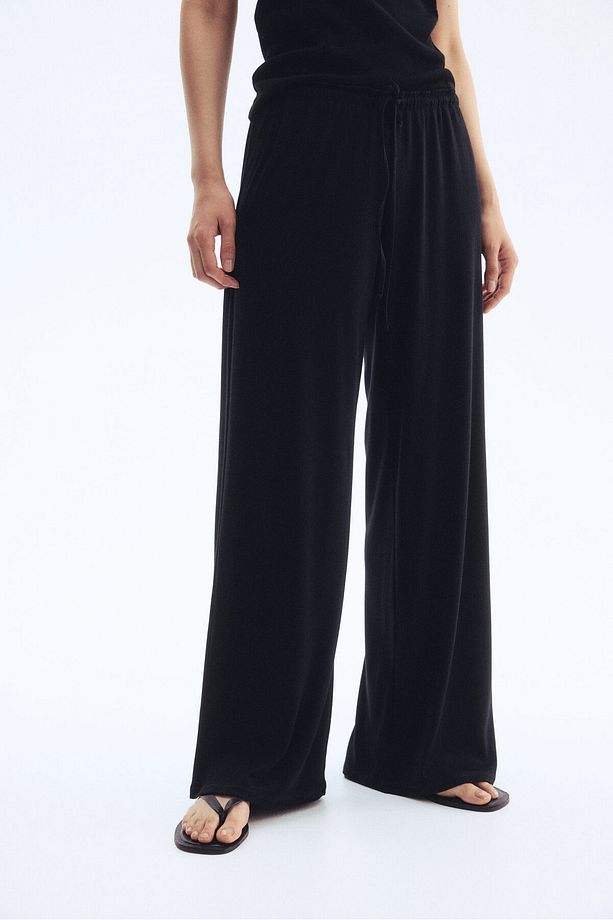 Delik Desenli Pijama Altı - 3