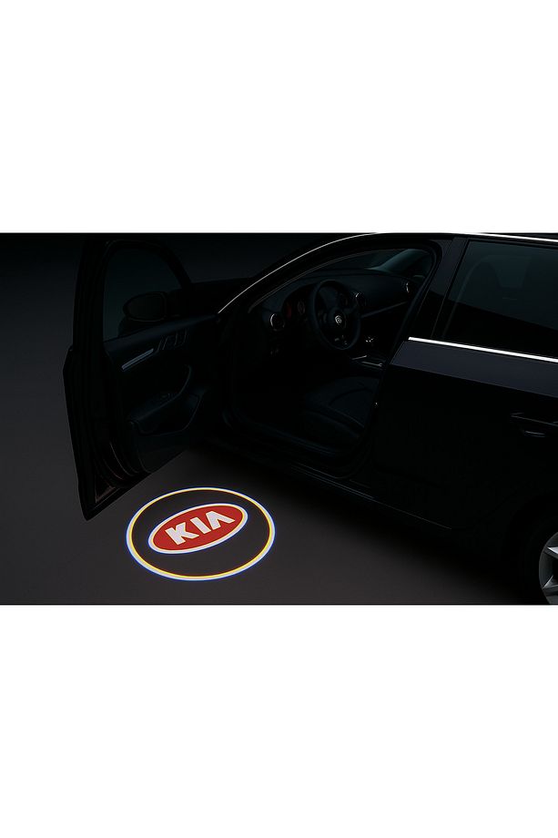 Kia Kapı Altı Logo Kapı Altı Led Mesafe Sensörlü Pilli Yapıştırmalı Yeni Nesil - 1