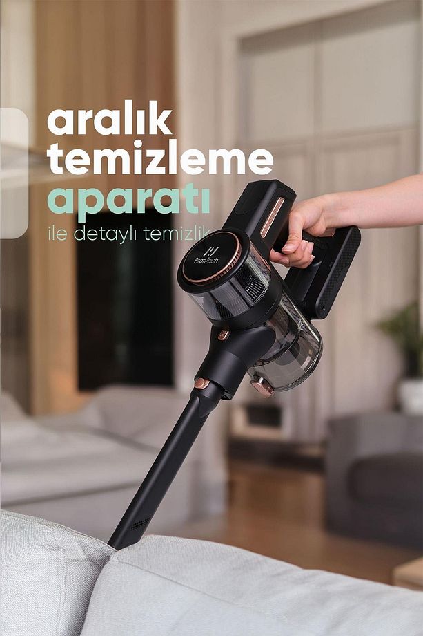 ES411 Yüksek Emiş Güçlü Dikey Şarjlı Süpürge / V22C Koltuk ve Halı Yıkama Makinesi - 2