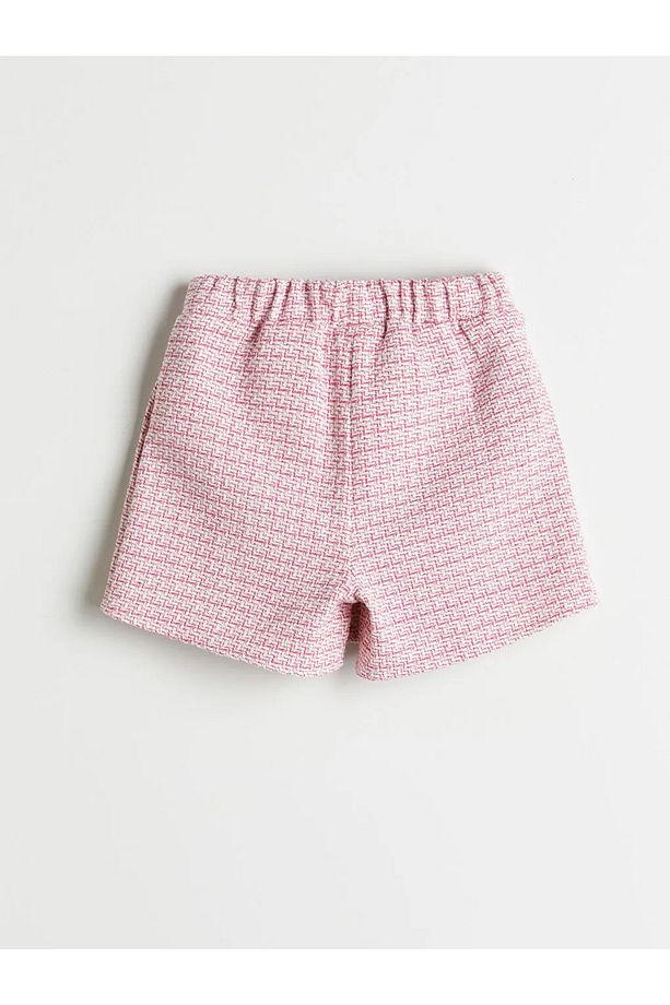LCW Kids Pembe Beli Lastikli Kız Çocuk Şort Etek - 2