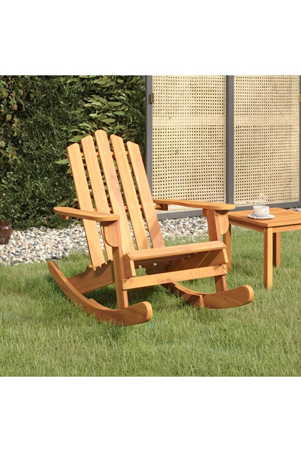 Adirondack Rocking Chair Solid Wood Acacia