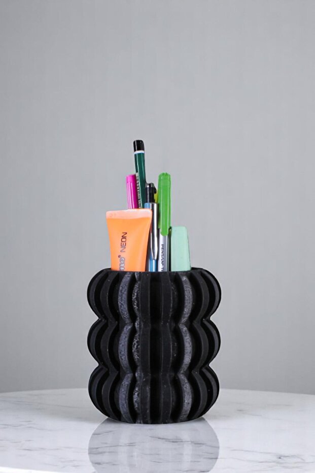 Pen Holder Desk Pen Holder Organizer Pen Holder Black Color Model 75