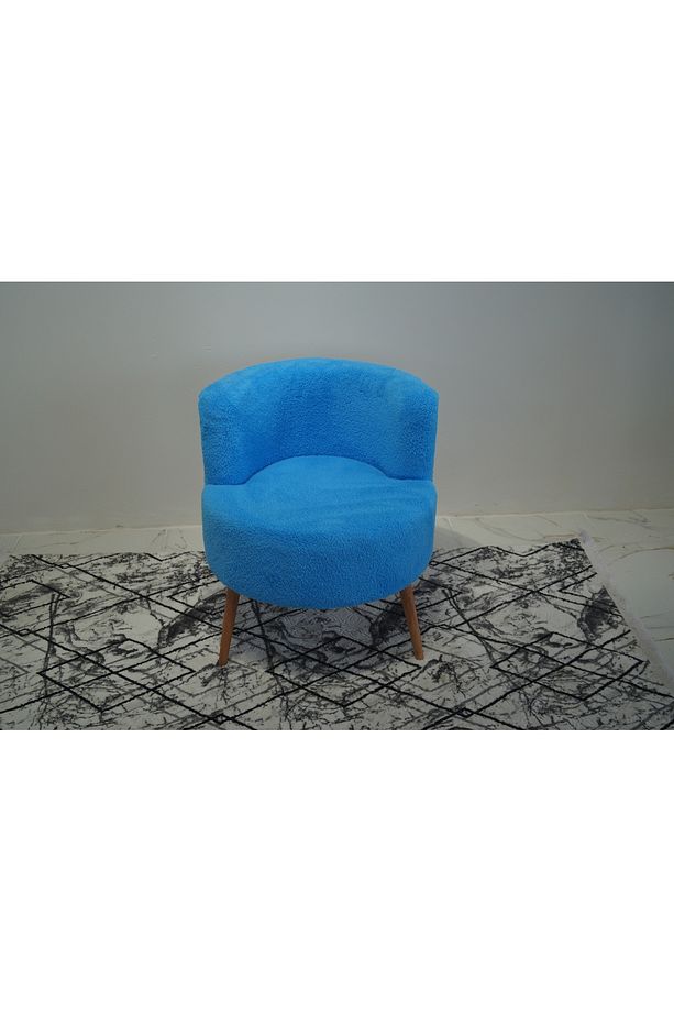 Mavi Teddy Tek kişilik Berjer (SALON, BALKON, OFİS) - 1