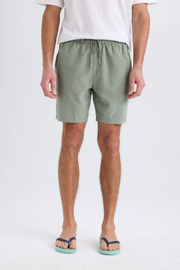 Regular Fit Kısa Boy Yumuşak Tuşeli Deniz Şortu E0993AX25HS - 4