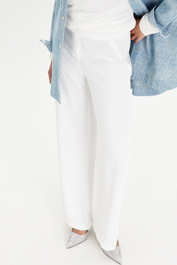 Geniş Paça Pantolon - 4