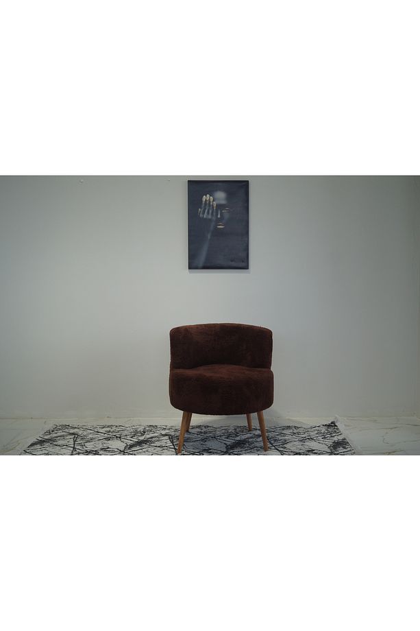Kahverengi Teddy Tek kişilik Berjer (SALON, BALKON, OFİS) - 2