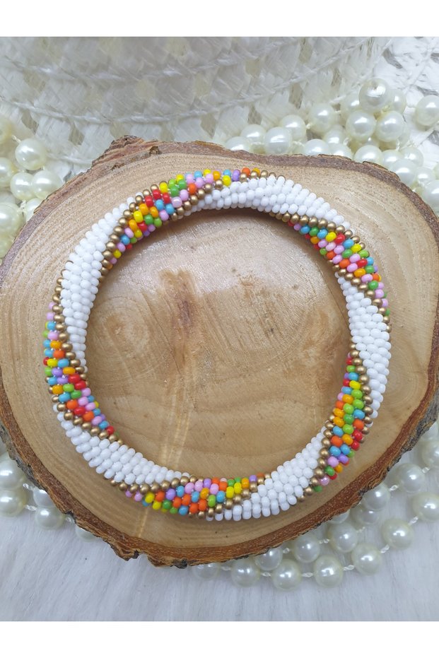 19cm White Prison Business Bracelet/Colorful Bracelet/Special Gift/Jewelry/Gift