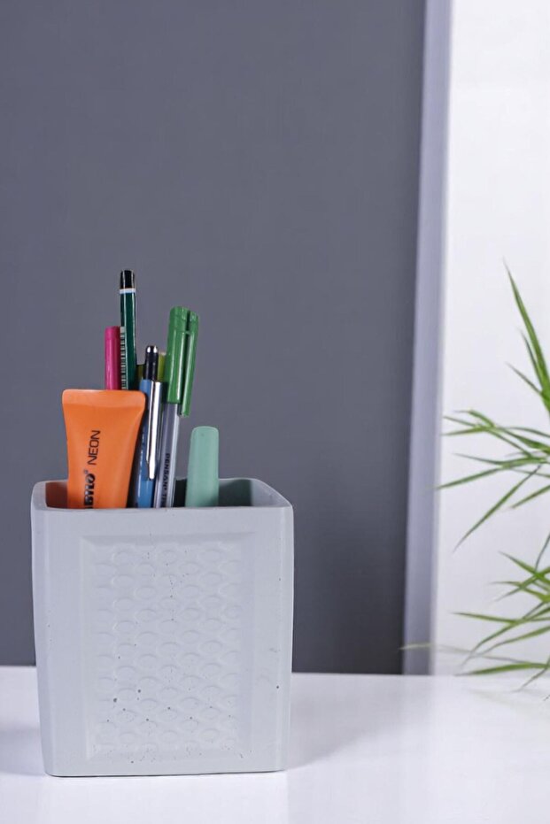 Pen Holder Desk Pen Holder Organizer Pen Holder White Color Model 86