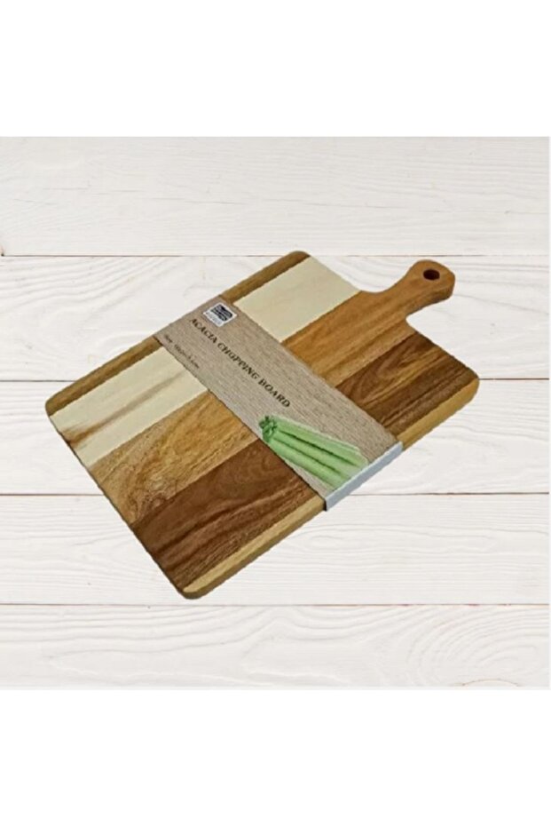 طبق تقديم خشبي كبير - 1