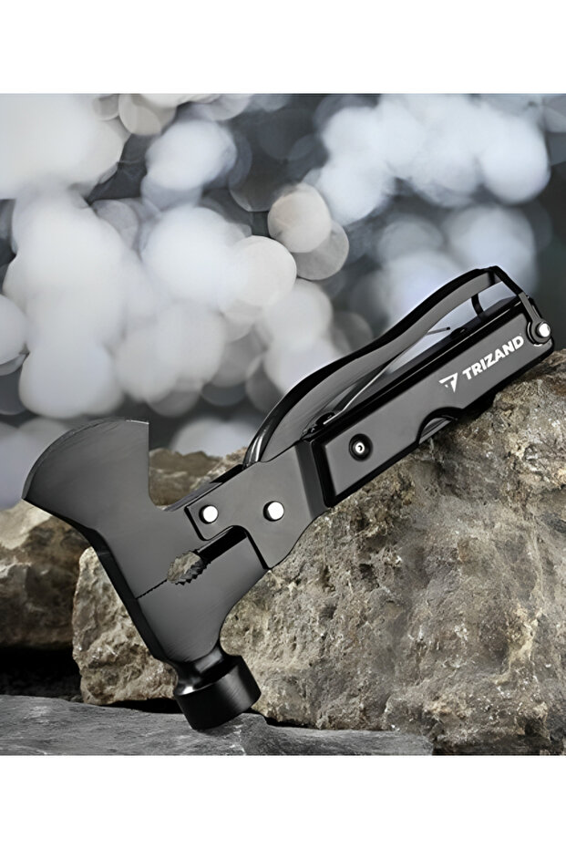 idealSTORE Professional Multifunctional Tool, Includes 17 Different Tools, Axe, Pliers, Pickaxe - 6