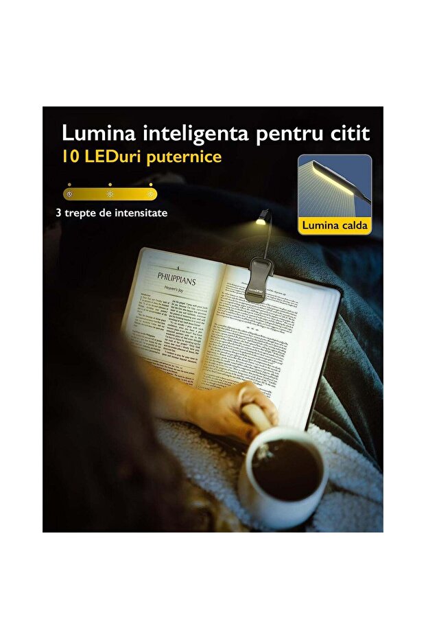 Lampă de citit Reader Buddy Book - 4