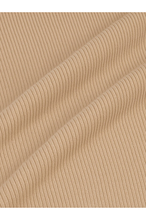 Beige Camisole Fabric | Width: 115 cm | 95% Cotton 5% Elastane | Flexible and Comfortable