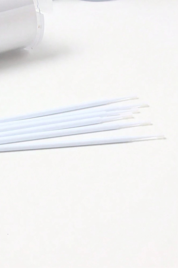 Microbrush Ipek Kirpik Çubukları 100 Adet Mikrobrush Fırça - 3