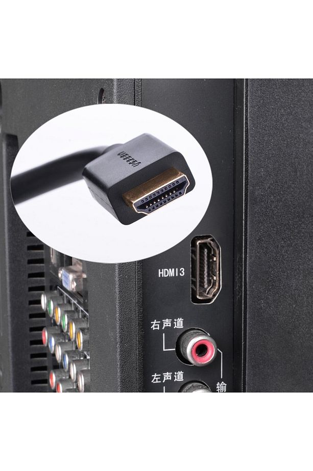 4K Yüksek Hızlı 2.0 HDMI Kablo, 2 Metre, Siyah, 10107 - 6