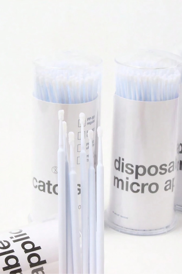 Microbrush Ipek Kirpik Çubukları 100 Adet Mikrobrush Fırça - 1