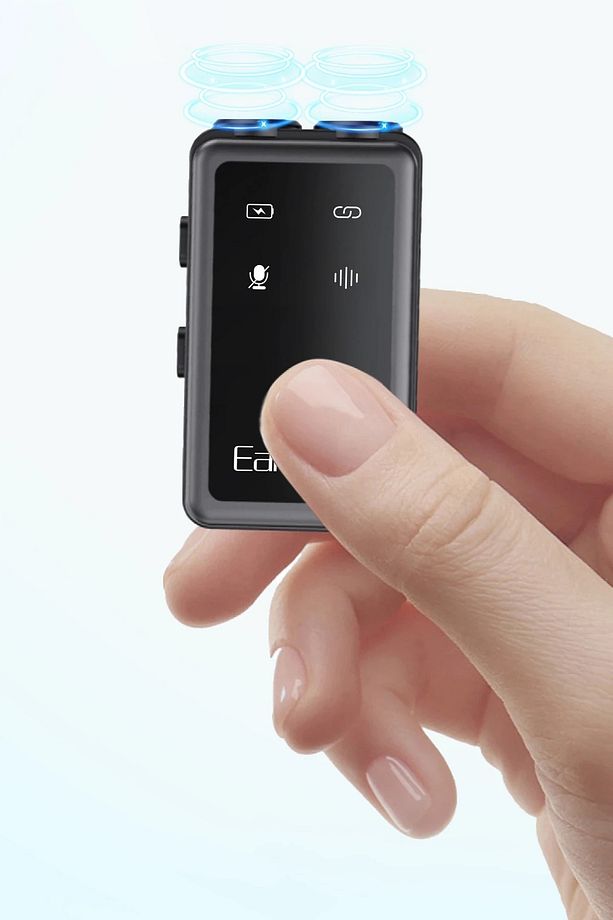 2Adet Kablosuz Yaka Mikrofonu Type-C Apple Lightning ANC Dijital Stüdyo Mikrofonu Video Canlı Yayın - 6