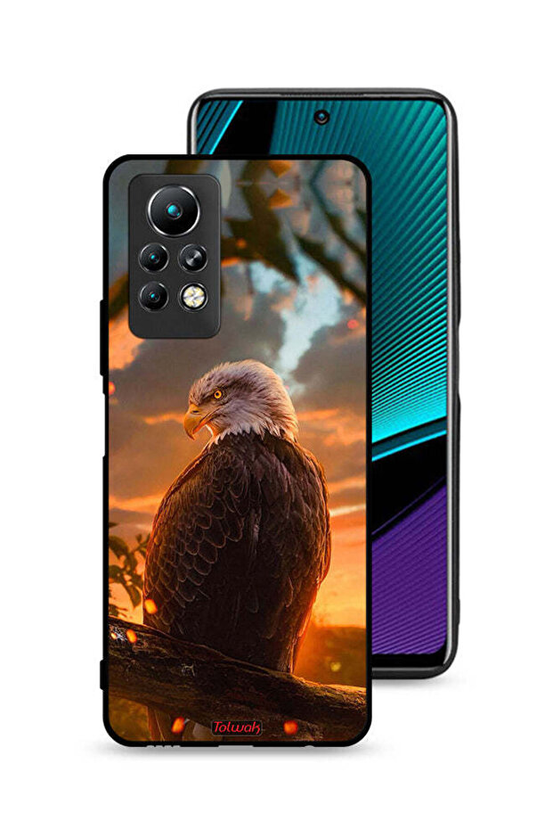 غطاء حماية لجهاز Infinix Note 11 Pro بتصميم النسر - 1