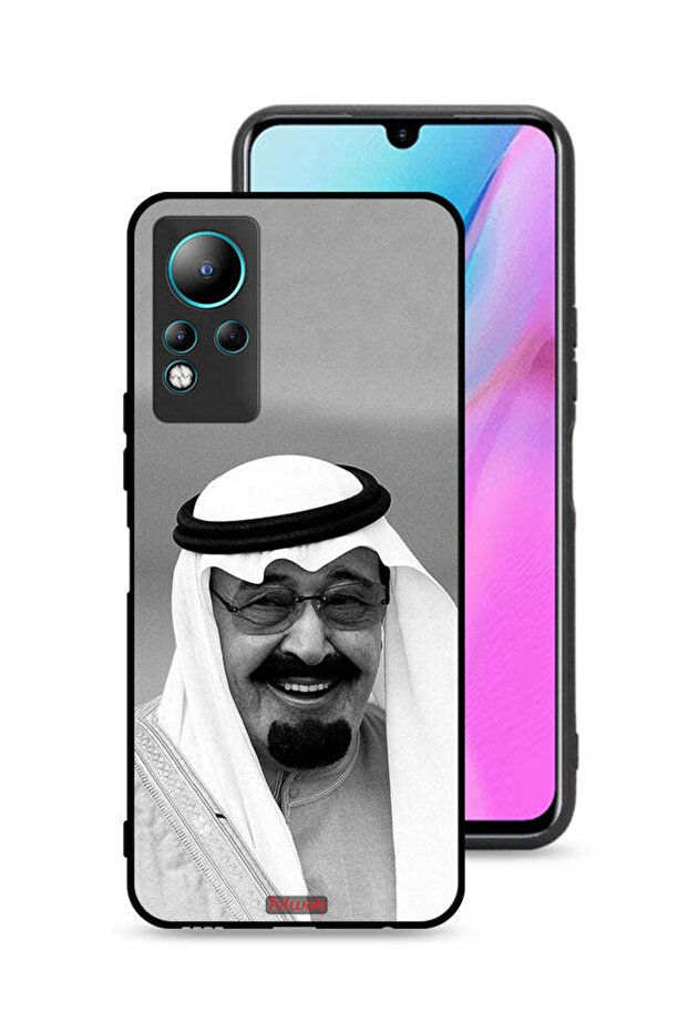 غطاء حماية لهاتف إنفينيكس نوت 11 صورة الملك عبدالله مبتسماً