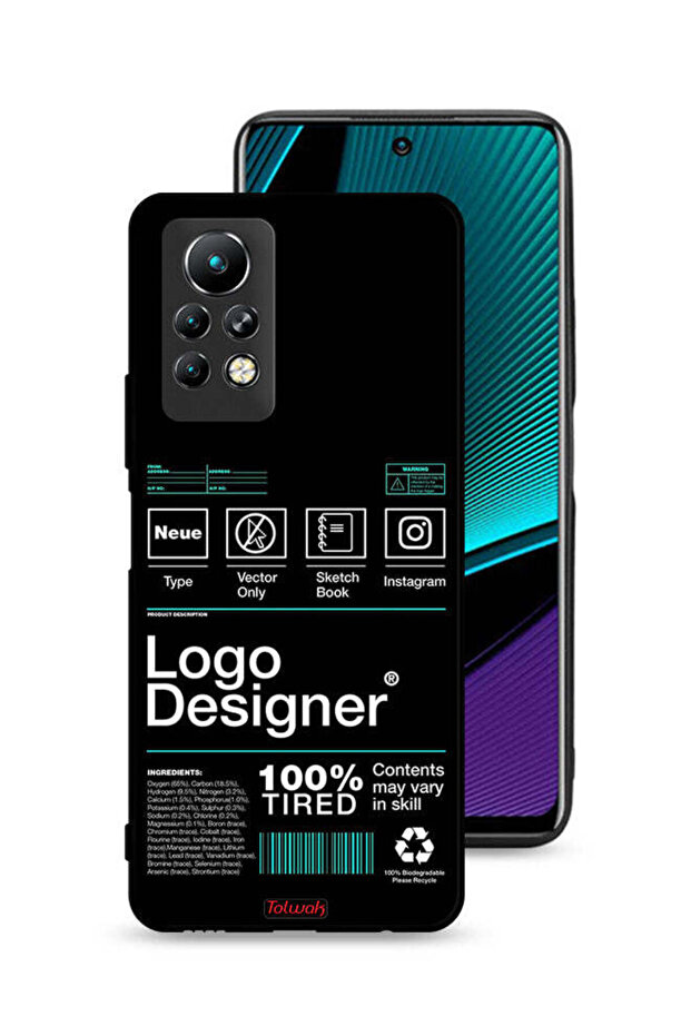Infinix Note 11 Pro Protective Case Cover Logo Designer Sticker