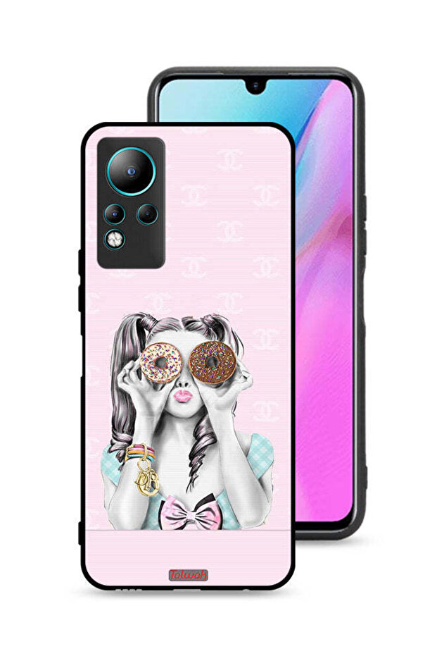 غطاء حماية لهاتف Infinix Note 11 يحمل دونتين