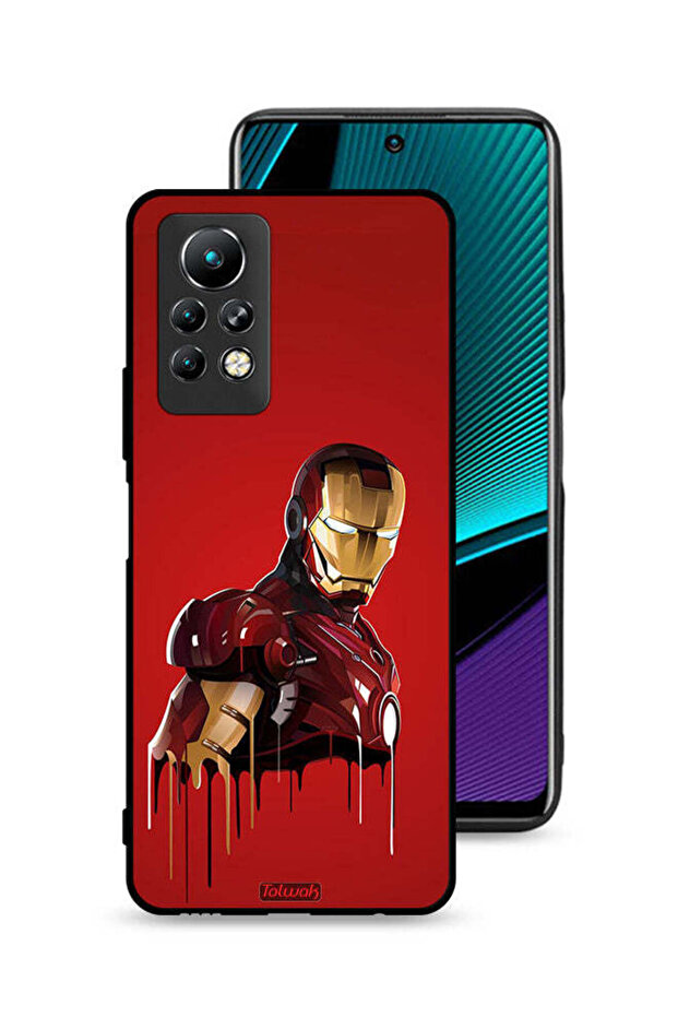 غطاء حماية لهاتف Infinix Note 11 Pro برسومات الرجل الحديدي