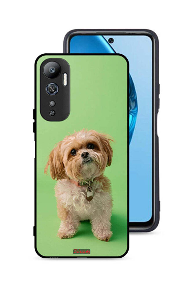 غطاء حماية لهاتف Infinix Hot 20 4G بتصميم جرو لطيف