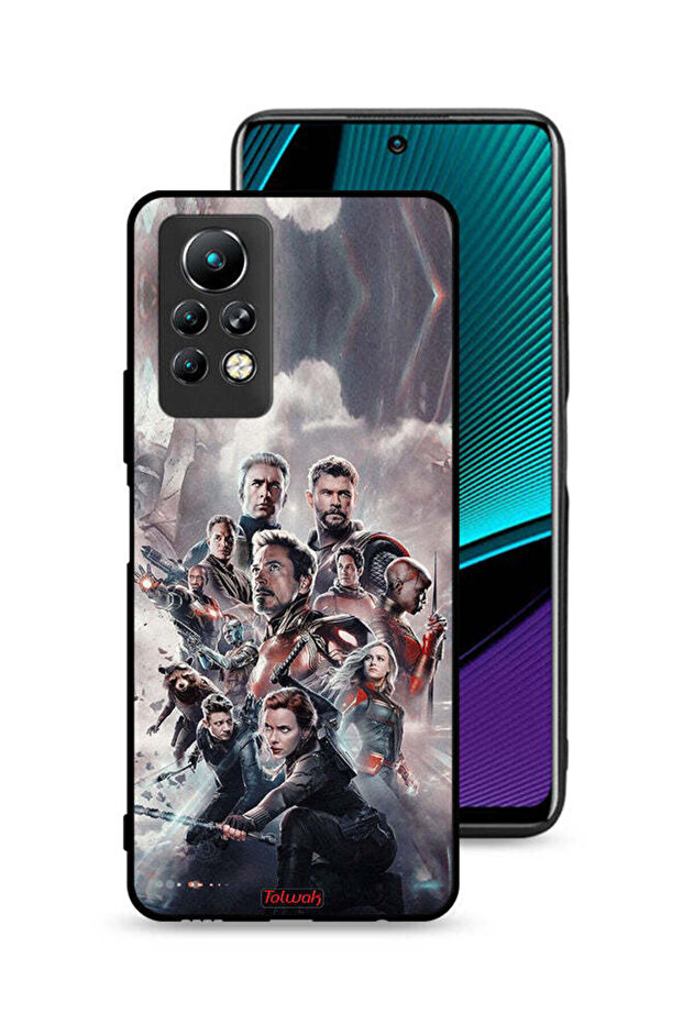 غطاء حماية لجهاز Infinix Note 11 Pro بتصميم Avengers