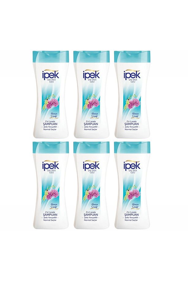 İpek Şampuan 480 ml Normal Saçlar 2in1 6 adet - 1