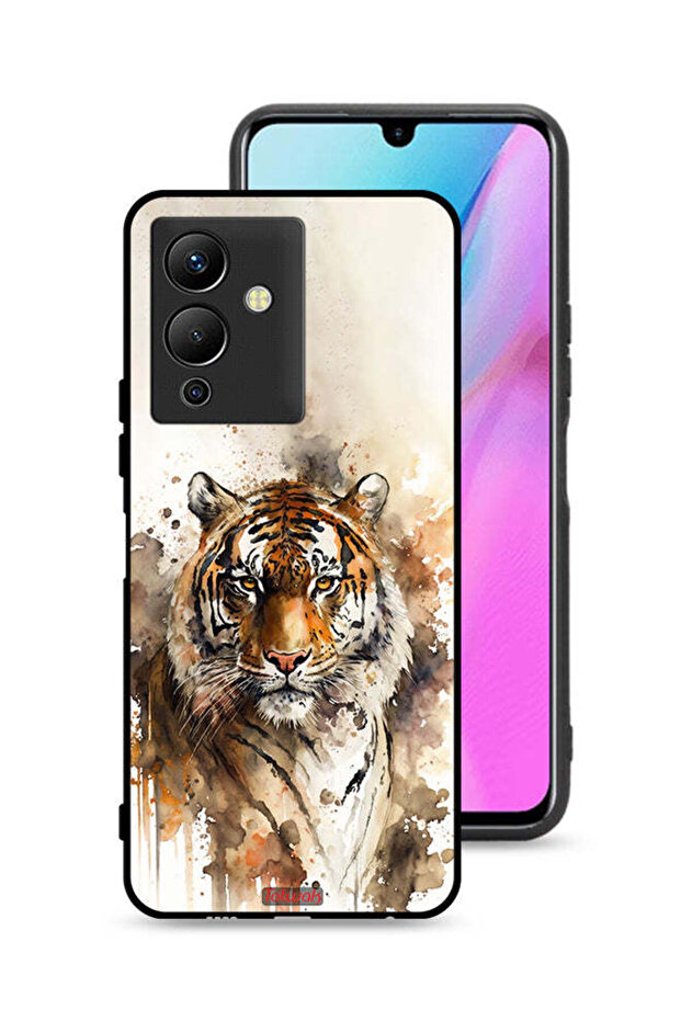 غطاء حماية لهاتف Infinix Note 12 Pro 5G بنقشة الفهد التجريدي