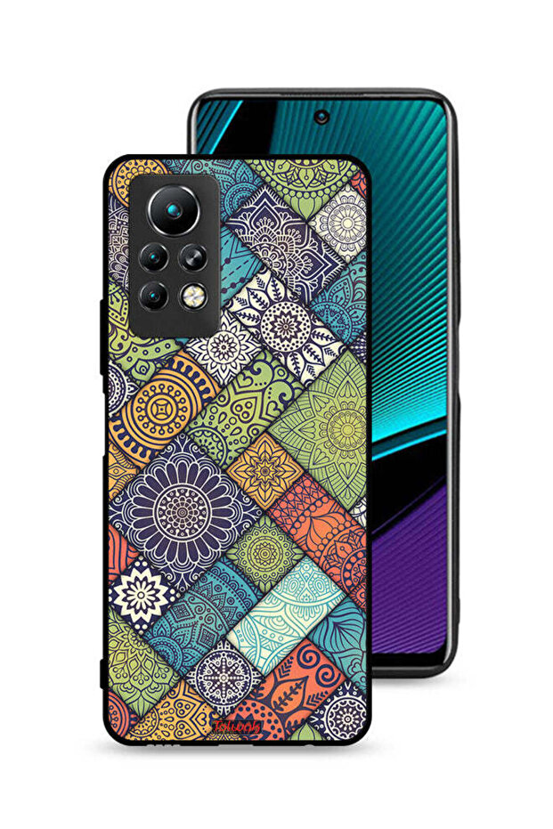 غطاء حماية لهاتف Infinix Note 11 Pro بنقشة ماندالا - 1