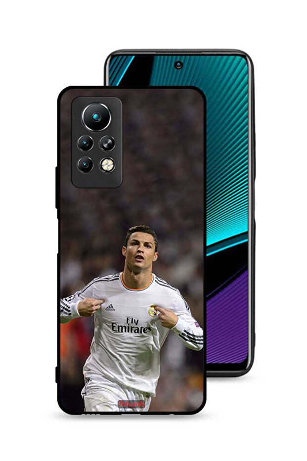 غطاء حماية لهاتف Infinix Note 11 Pro بتصميم كريستيانو رونالدو