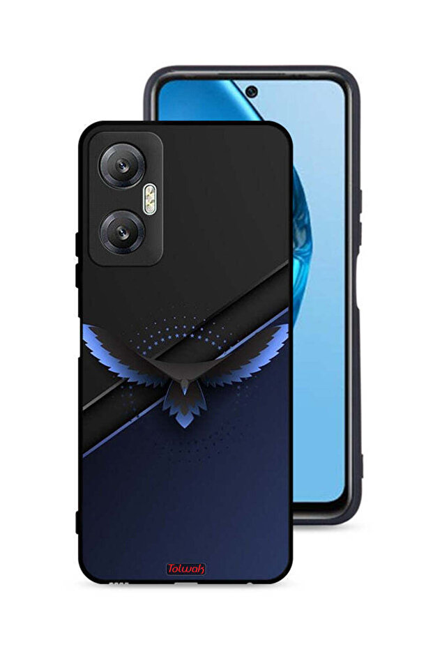غطاء حماية لهاتف Infinix Hot 20 5G بتصميم فن تجريدي رقمي من تصميم نسر