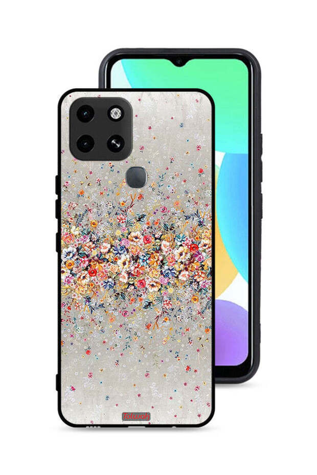 Infinix Smart 6 Protective Case Cover Small Flowers Abstract Art