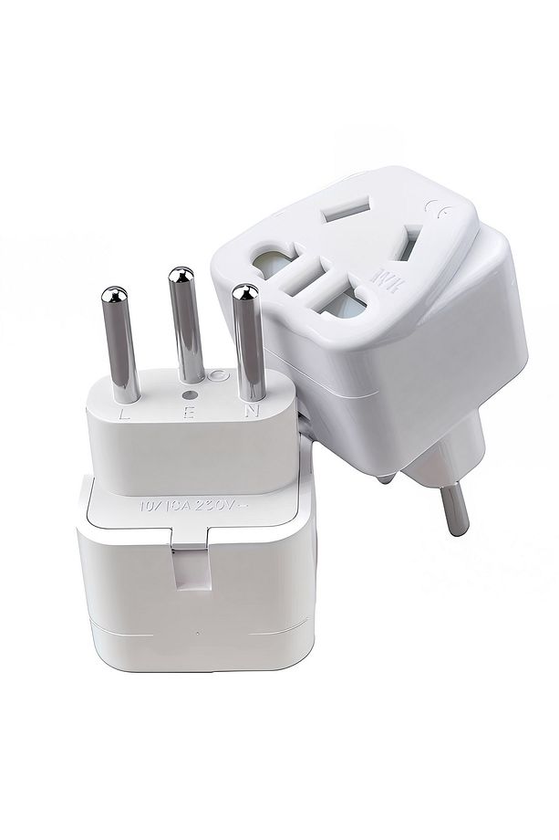 İsviçre Uyumlu 3 Pin Seyahat Adaptörü 🔌 Avrupa Tip J Priz Dönüştürücü - 2