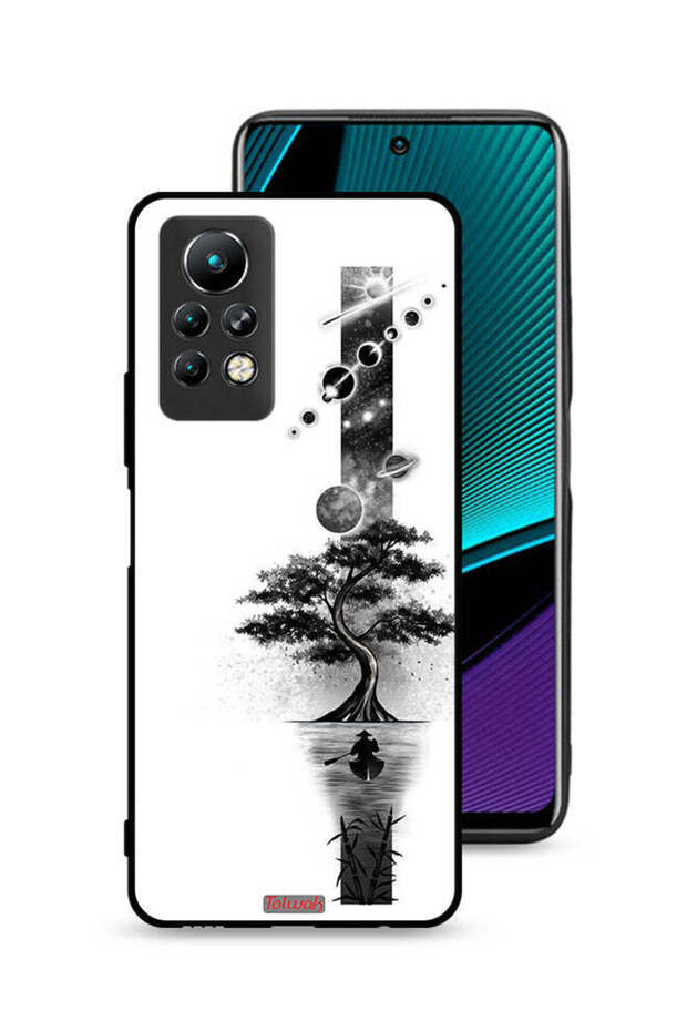 غطاء حماية لهاتف Infinix Note 11 Pro بتصميم فن الأرض والفضاء