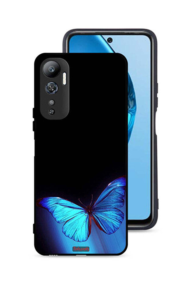 غطاء حماية لهاتف Infinix Hot 20 4G بطبعة فراشة
