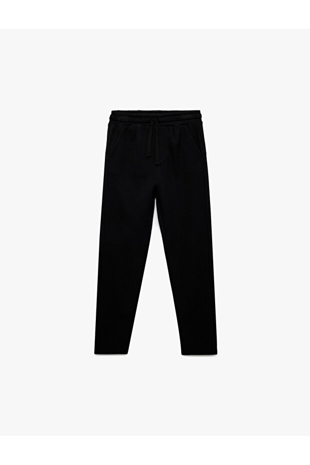 Βαμβακερό Basic Sweatpants με ελαστική μέση