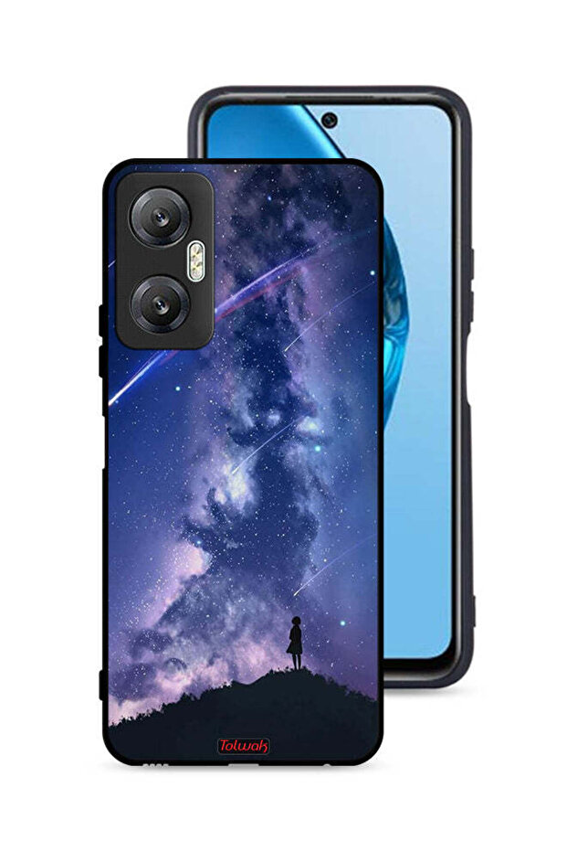 غطاء حماية لهاتف Infinix Hot 20 5G برسومات Moving Stars