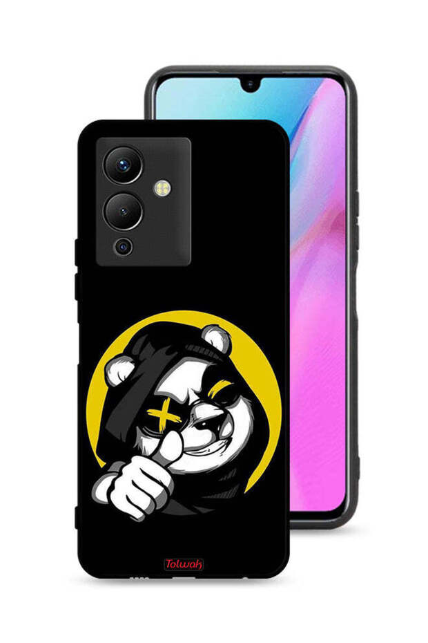 غطاء حماية لهاتف Infinix Note 12 5G بتصميم قطة مارشميلو لطيفة
