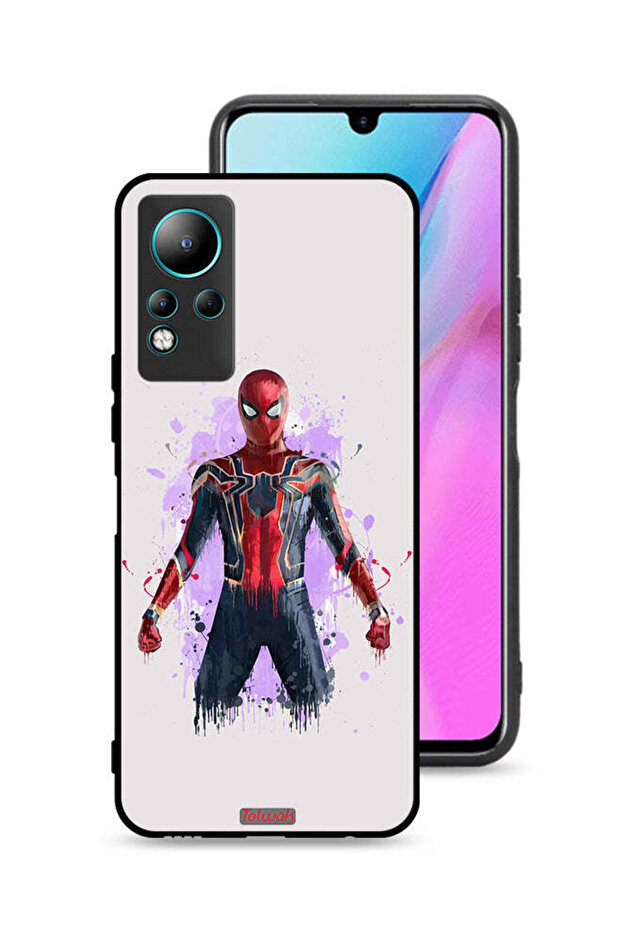 Infinix Note 11 Protective Case Cover Iron Spider Artwork