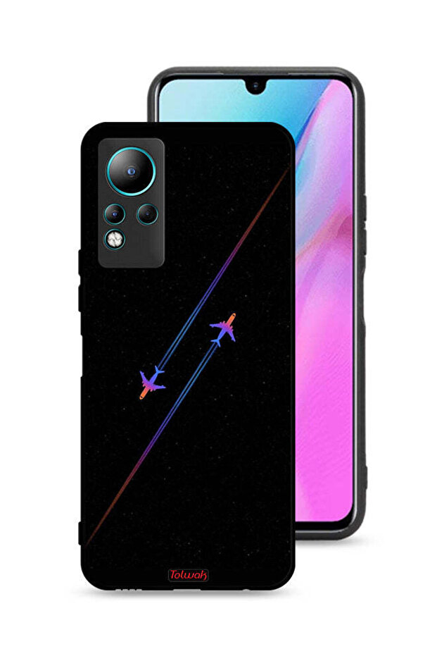 غطاء حماية لهاتف Infinix Note 11 برسومات طائرات