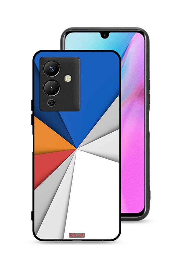 غطاء حماية لهاتف Infinix Note 12 5G مصنوع من مادة مطابقة للفن التجريدي