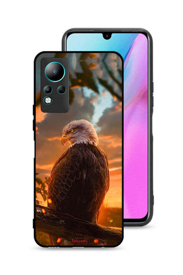 غطاء حماية لجهاز Infinix Note 11 بتصميم النسر - 1