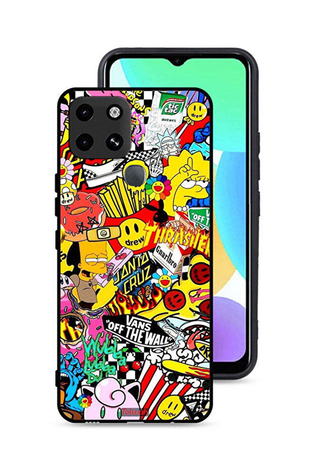 غطاء حماية لهاتف Infinix Smart 6 بتصميم غير قابل للانزلاق